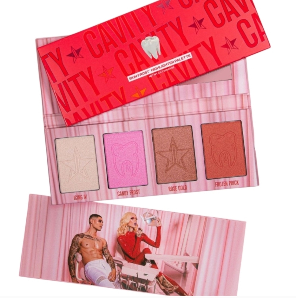 Jeffree Star Cavity Skin Frost Highlighter Palette Limited Edition Vaulted NIB